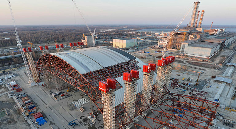 Kopuła zabezpieczająca reaktor, Czarnobyl