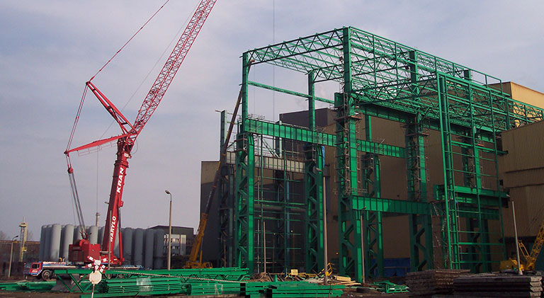 Dostawa i montaż konstrukcji dla Arcelor Mittal, Huta Katowice