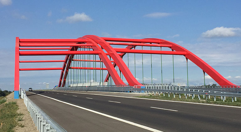 Obiekty mostowe na odcinku autostrady A4, Przeworsk