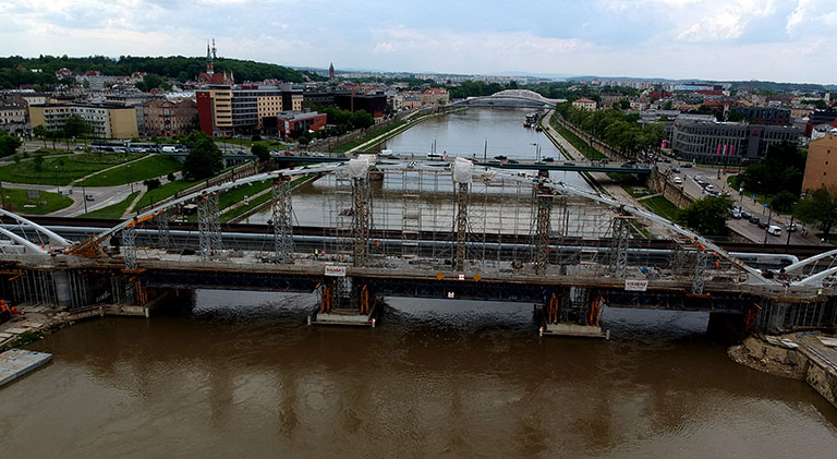 Most M2 na rzece Wisła, Kraków